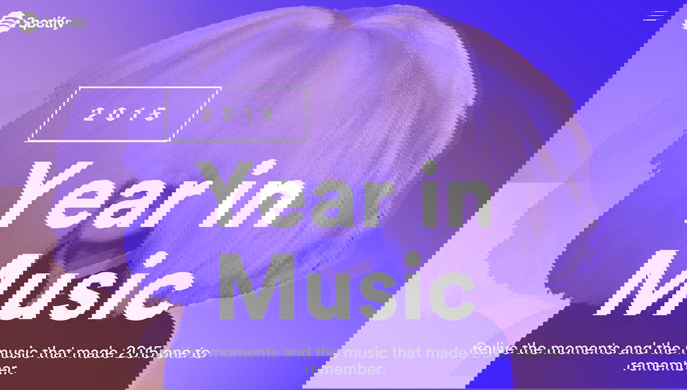 spotify year in music 2015