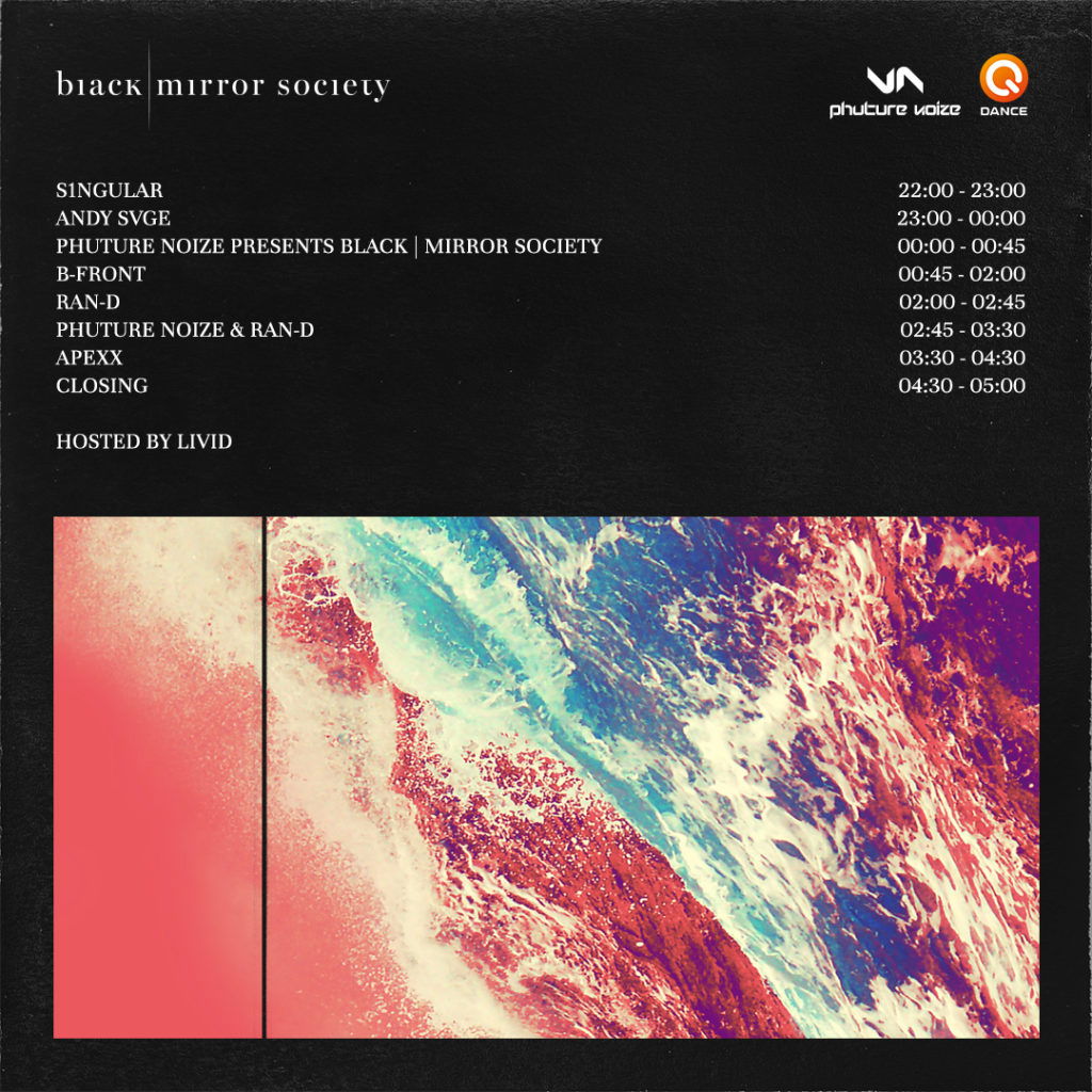 phuture noize album release party timetable black mirror society