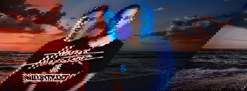 headhunterz & wildstylez at the beach bloemendaal beachclub fuel hardstyle outlaw events